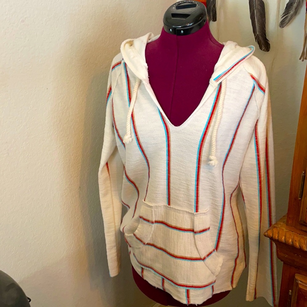 Ocean drive hooded pull over